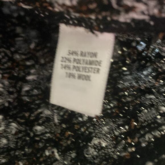 St. John women’s size 14 lovely multi color Santana knit jacket - Picture 3 of 6